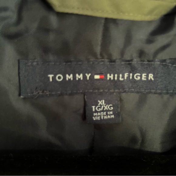 Tommy Hilfiger Women's Quilted Mock Neck Collar Zip Jacket in Thyme Green XL - Picture 6 of 8